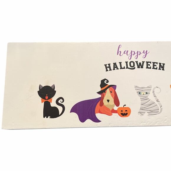 Happy Halloween Cats and Dogs Party Wall Decor - Picture 2 of 5